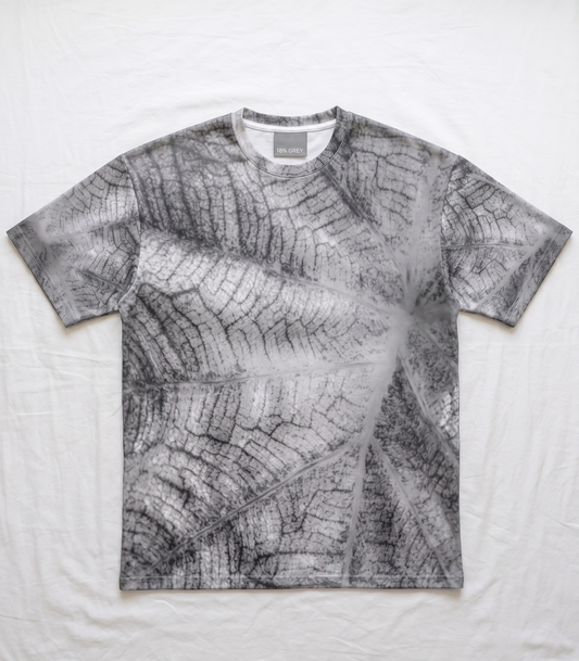 Mens oversized t-shirt: Venation print