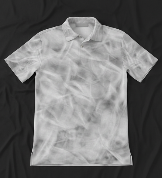 Men's polo shirt: Blur print
