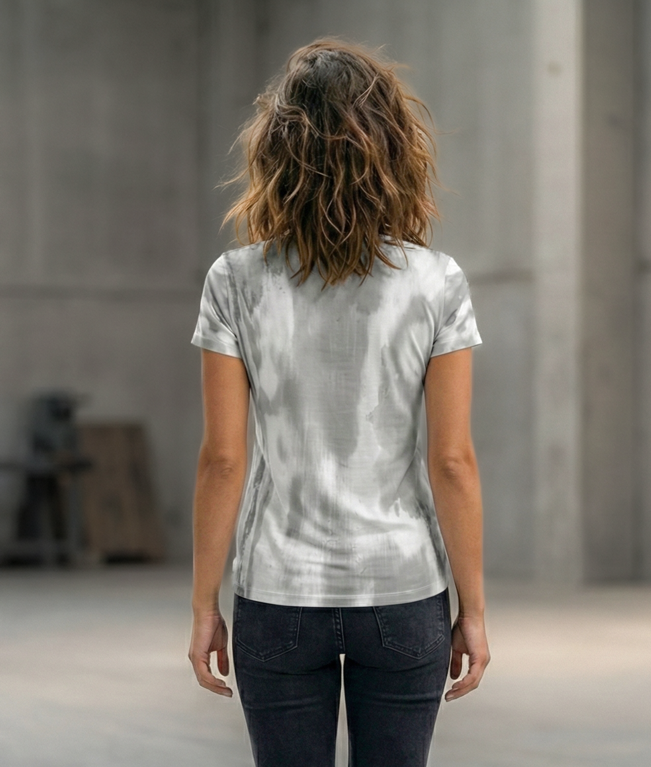 Womens t-shirt: Rustic print