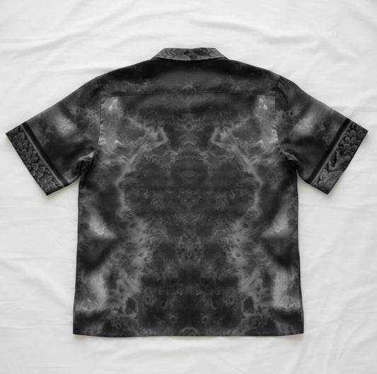 Silk revere shirt: Cabinet print