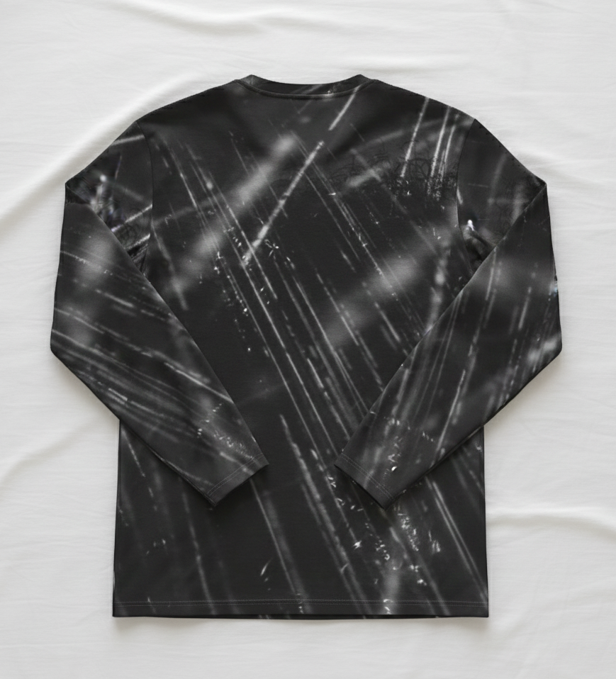 Unisex long sleeve t-shirt: Beam print