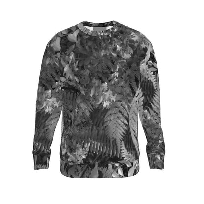 Italian ponte sweatshirt: Forest print