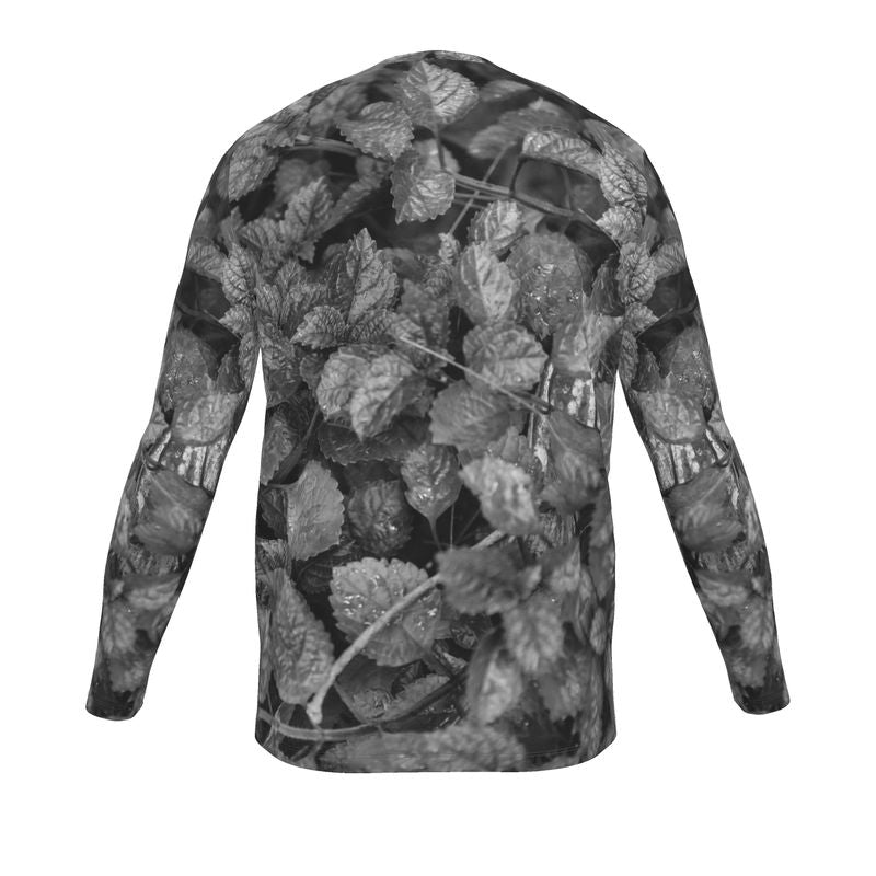 Long sleeve t-shirt: Leaf print