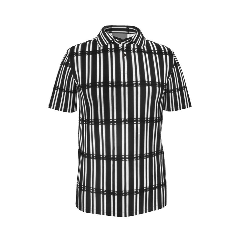 Men's polo shirt: Stripe print