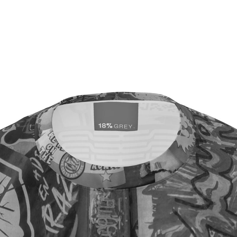 Mens oversized t-shirt: Sticker print