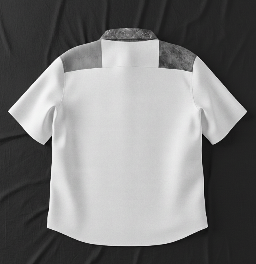 Men's Linen shirt: Roma print