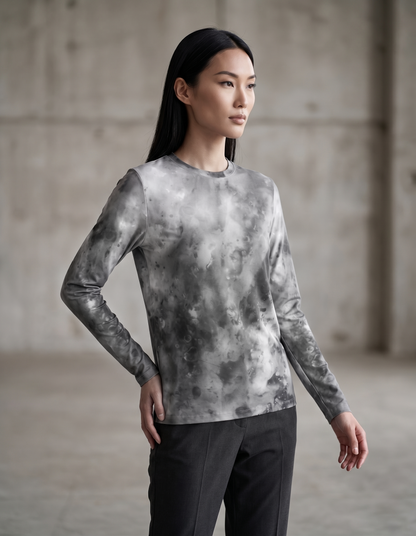 Long sleeve t-shirt: Stone print