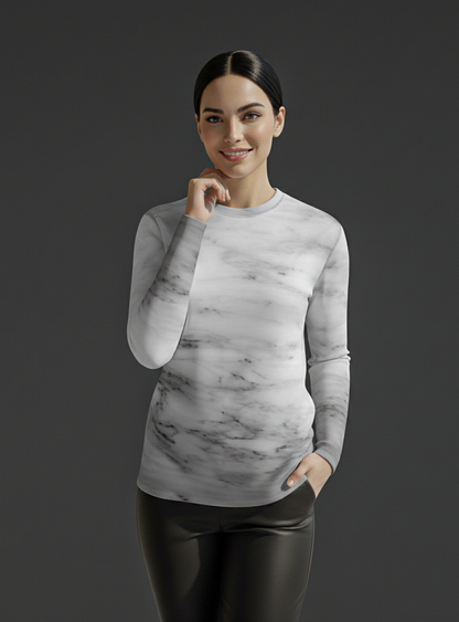 Long sleeve t-shirt: Carrara print