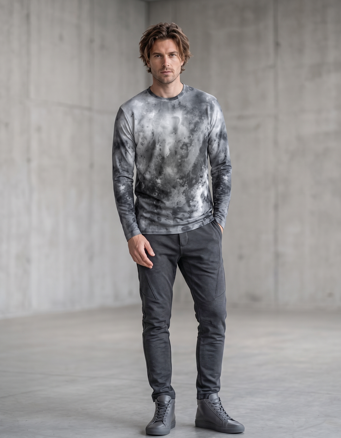 Long sleeve t-shirt: Stone print