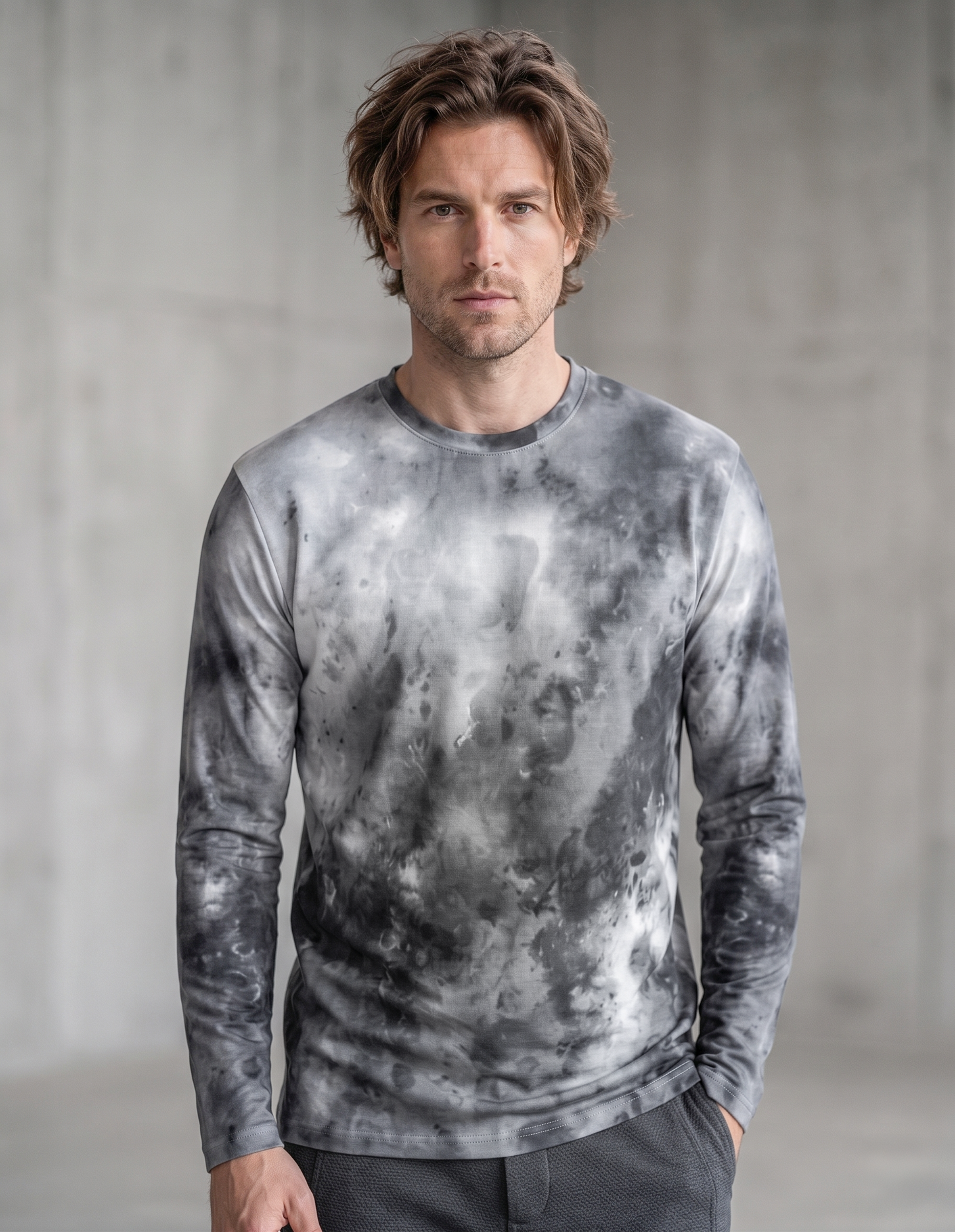 Long sleeve t-shirt: Stone print