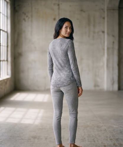 Long sleeve tee: Haze print