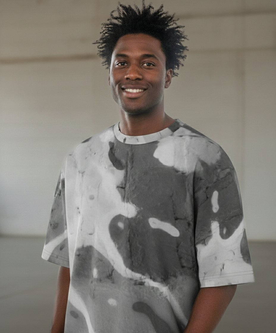 Mens oversized t-shirt: Splash print