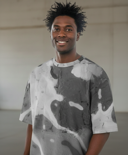 Mens oversized t-shirt: Splash print