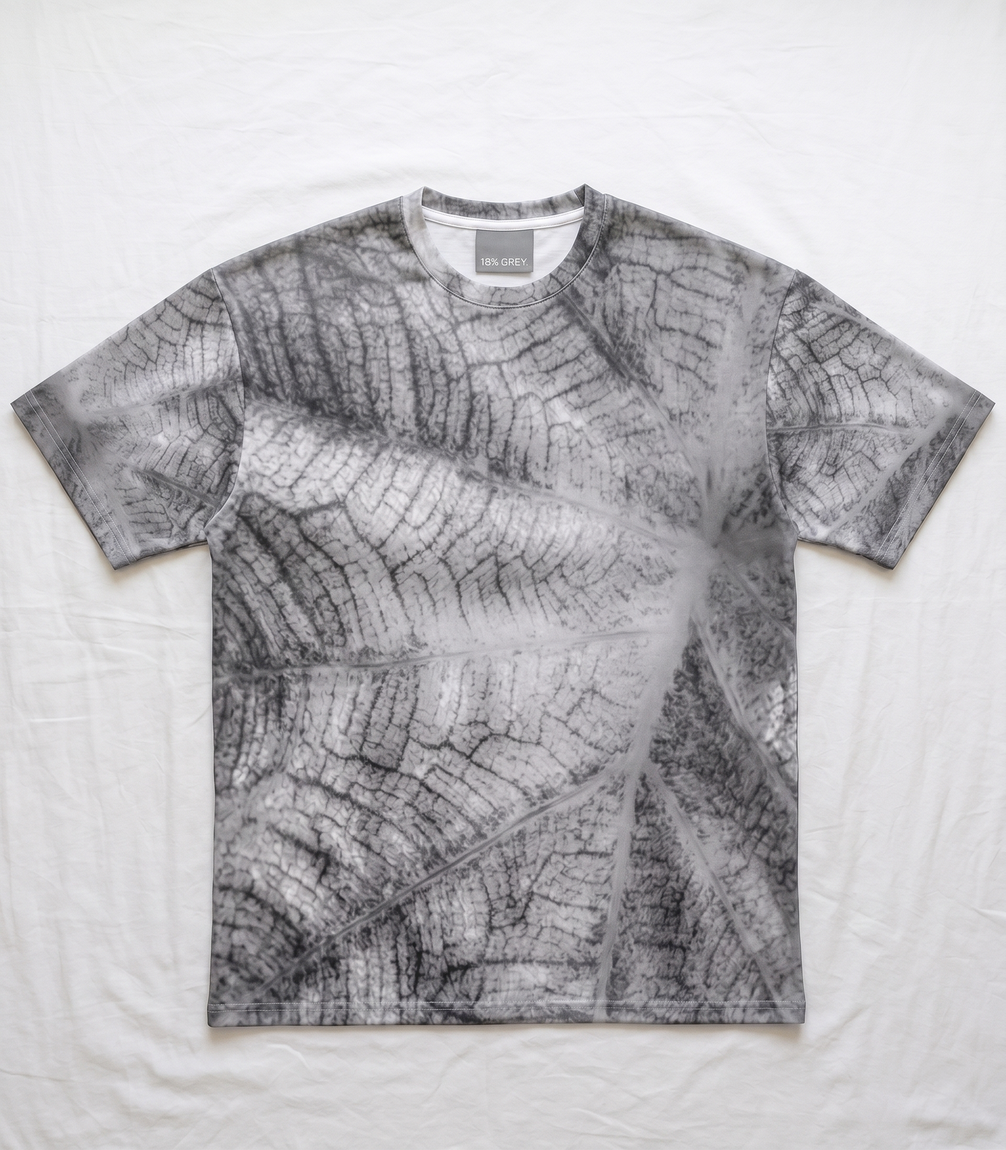 Mens oversized t-shirt: Venation print