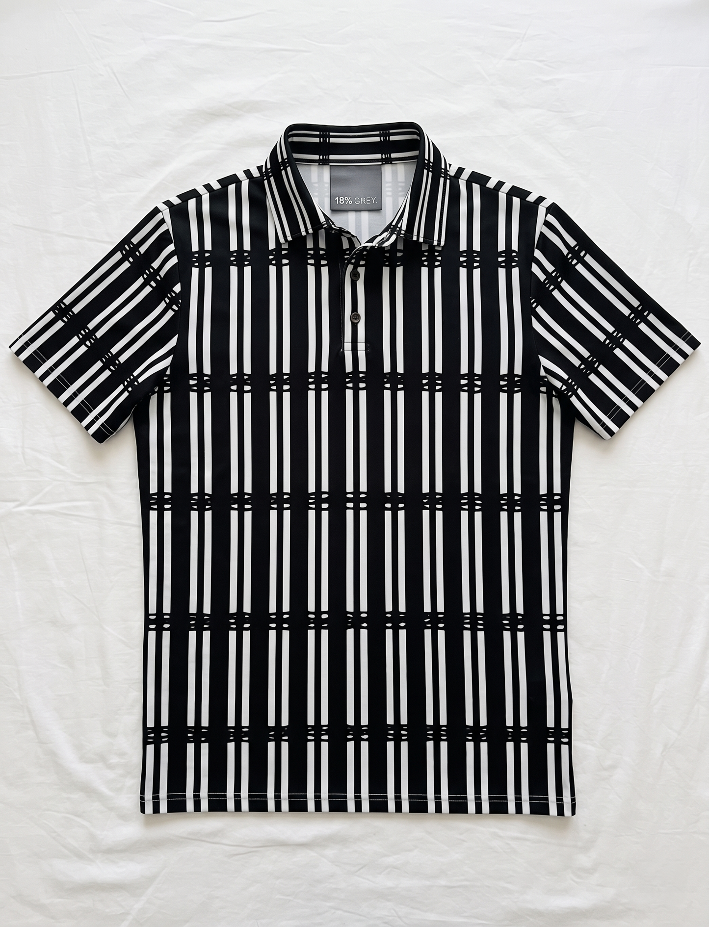 Men's polo shirt: Stripe print