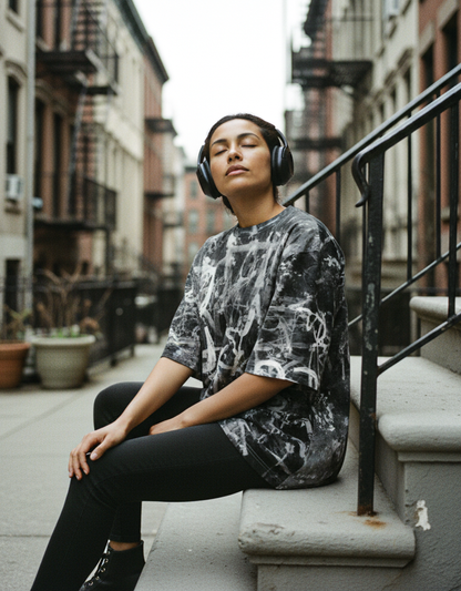 Women's oversized t-shirt: Brooklyn print