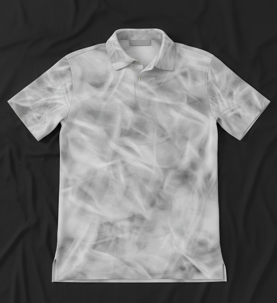 Men's polo shirt: Blur print