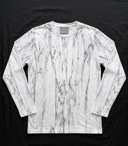 Unisex long sleeve t-shirt: Carrara print