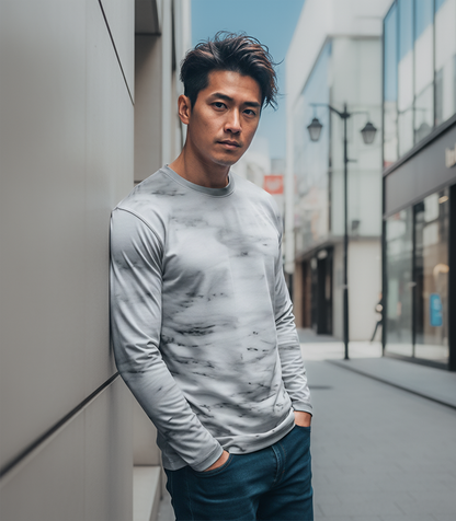 Long sleeve t-shirt: Carrara print