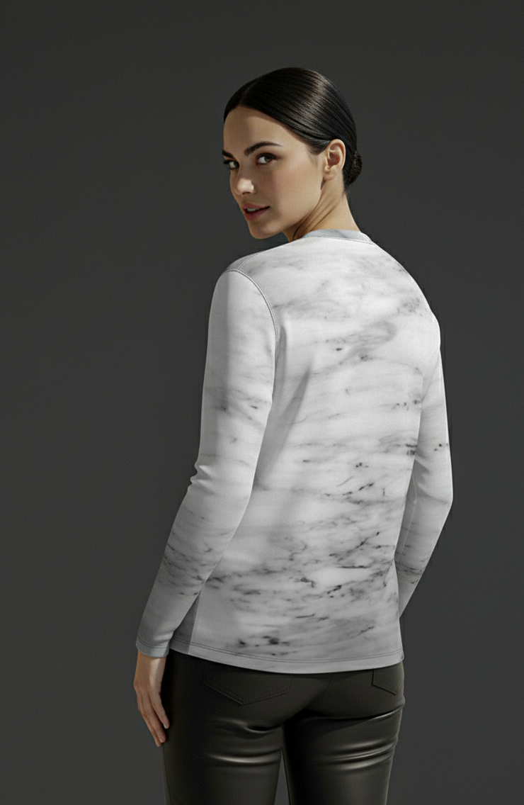 Long sleeve t-shirt: Carrara print