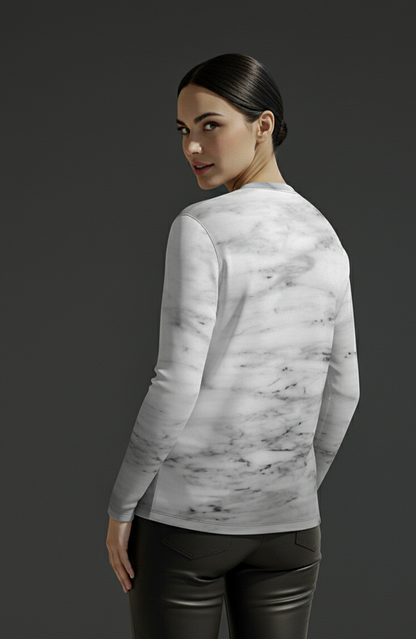 Long sleeve t-shirt: Carrara print