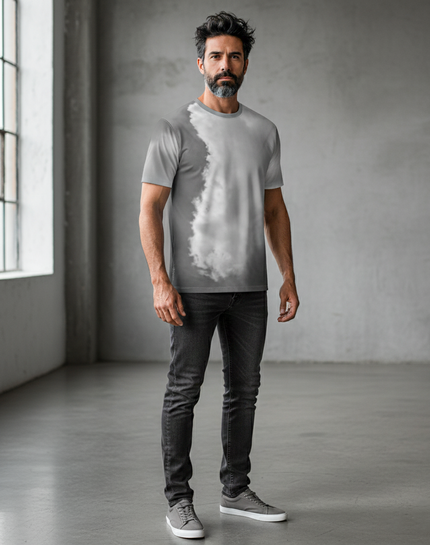 Men's t-shirt: Cloud print
