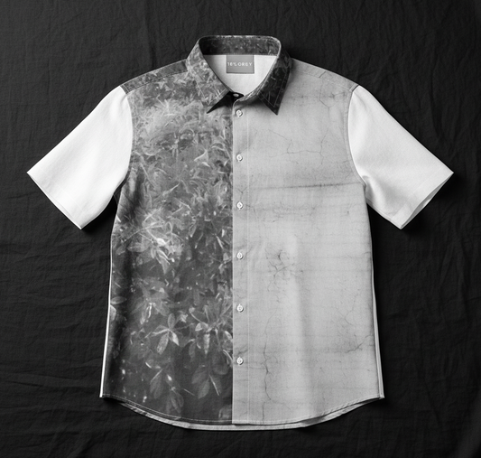 Men's Linen shirt: Roma print