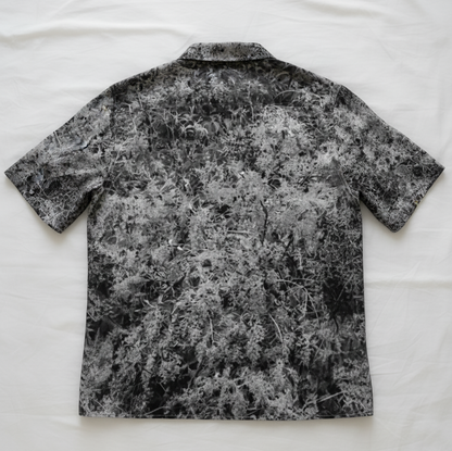 Hemp Tencel shirt: Branch print