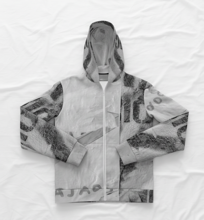 Italian ponte hoodie: Camden print