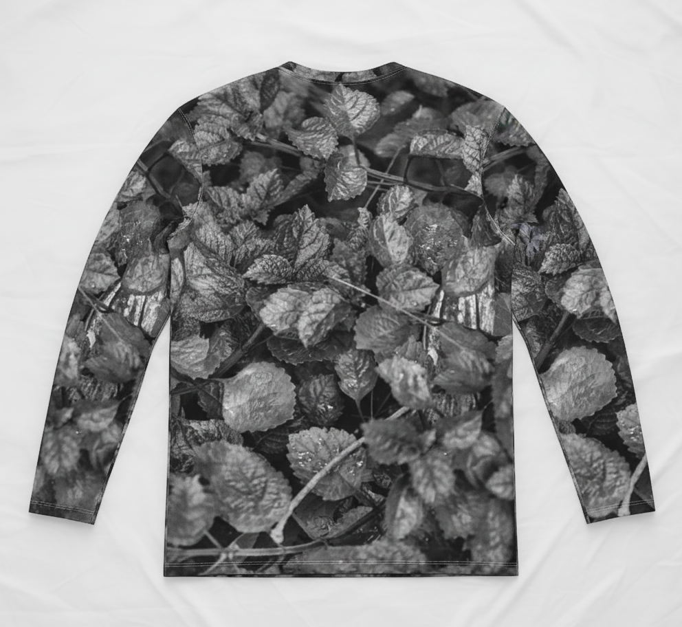 Long sleeve t-shirt: Leaf print