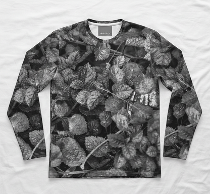 Long sleeve t-shirt: Leaf print