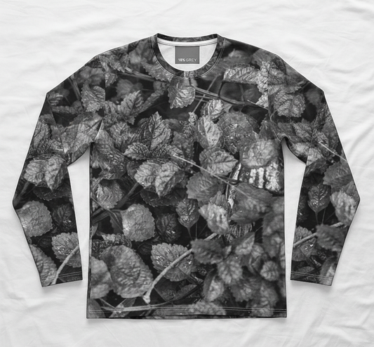 Long sleeve t-shirt: Leaf print