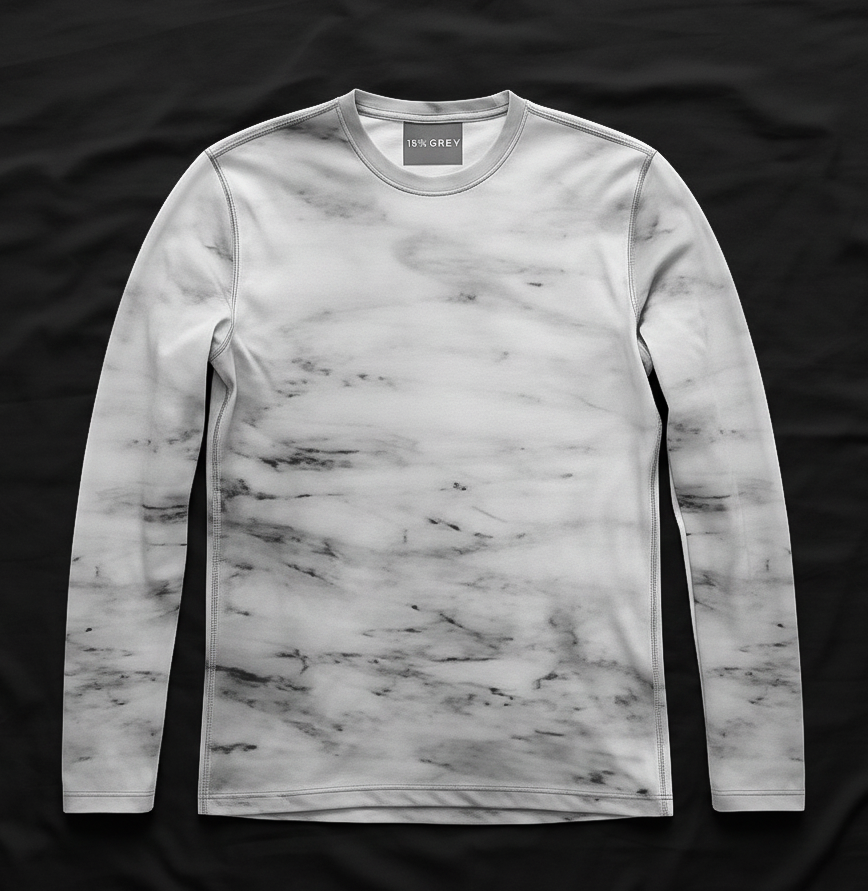 Long sleeve t-shirt: Carrara print
