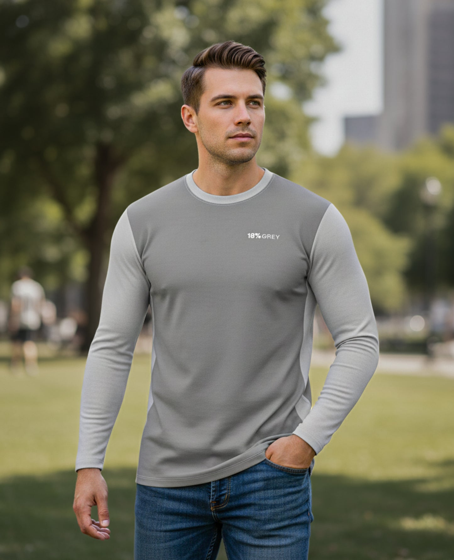 Airflow long sleeve t-shirt: Logo print