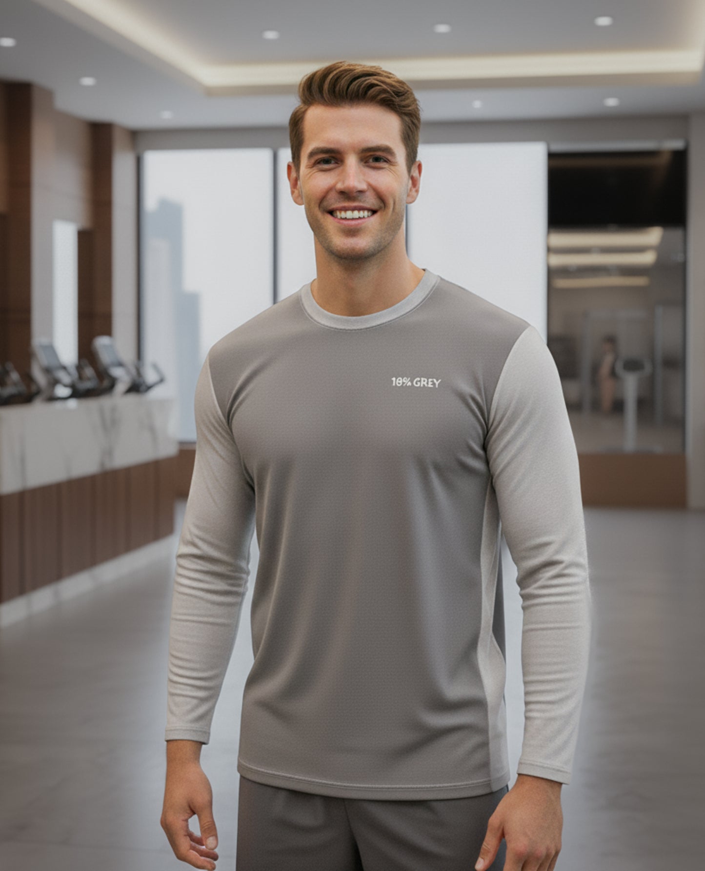 Airflow long sleeve t-shirt: Logo print