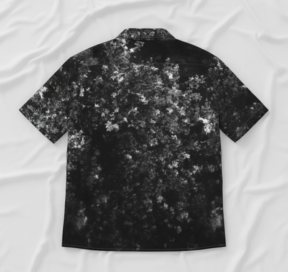 Organic cotton shirt: Bloom print