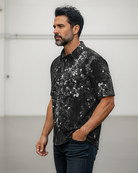 Organic cotton shirt: Bloom print