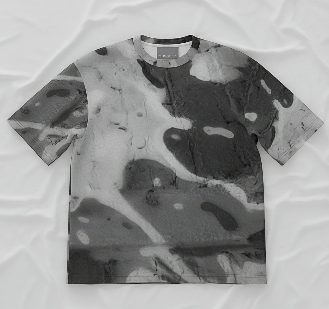 Men's oversized t-shirt: Splash print