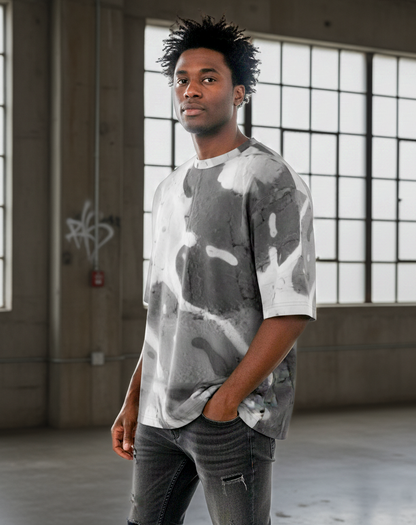 Men's oversized t-shirt: Splash print