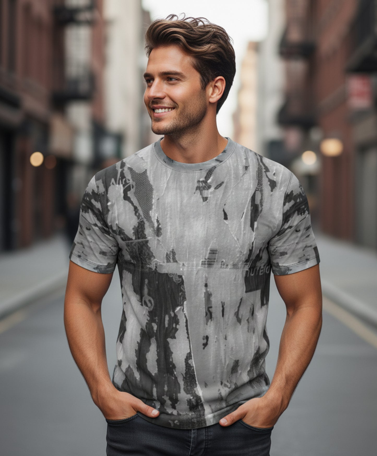 Men's t-shirt: Delancey print