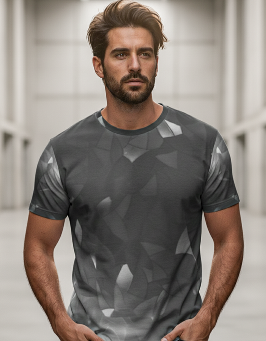 Mens t-shirt: Fractal print