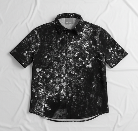 Organic cotton shirt: Bloom print