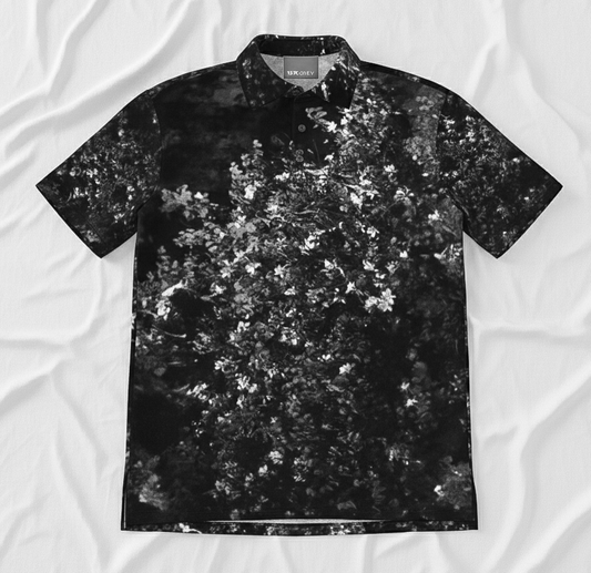 Men's polo shirt: Bloom print