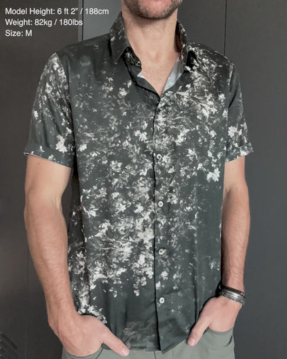 Organic cotton shirt: Bloom print
