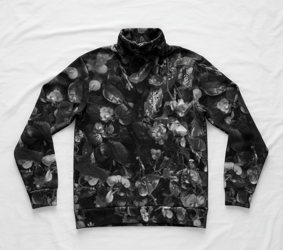 Men's roll neck: Hampstead print