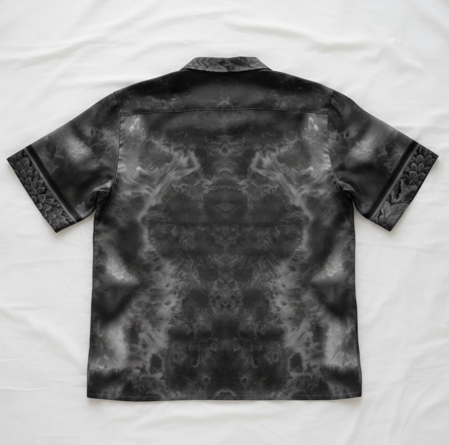Silk revere shirt: Cabinet print