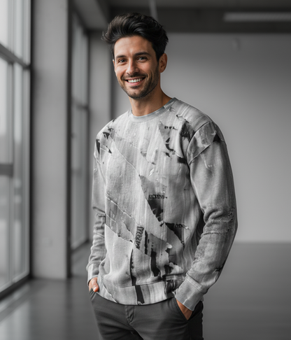 Italian ponte sweatshirt: Amsterdam print