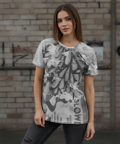 Unisex t-shirt: Torn print