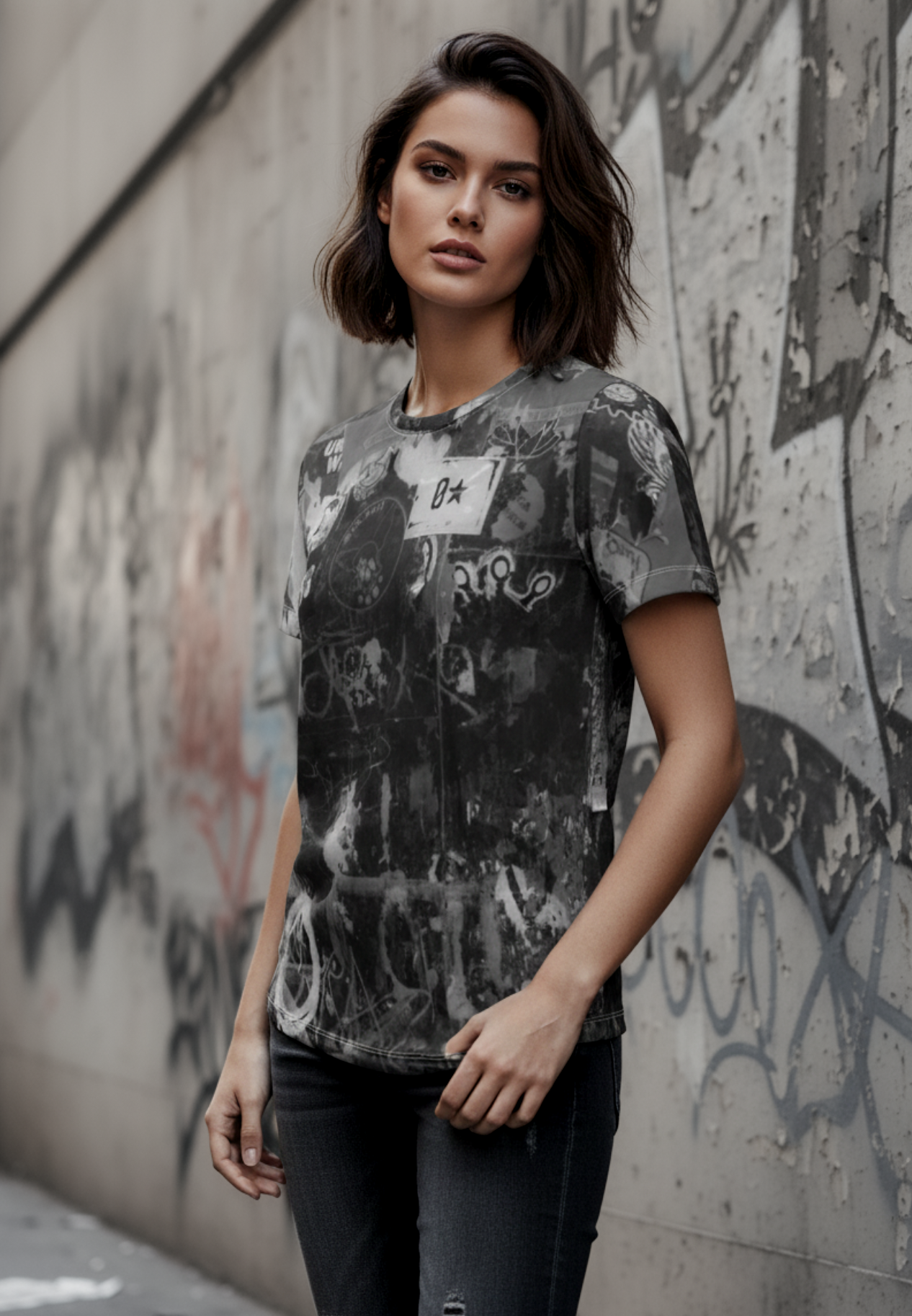 Unisex t-shirt: Graff print