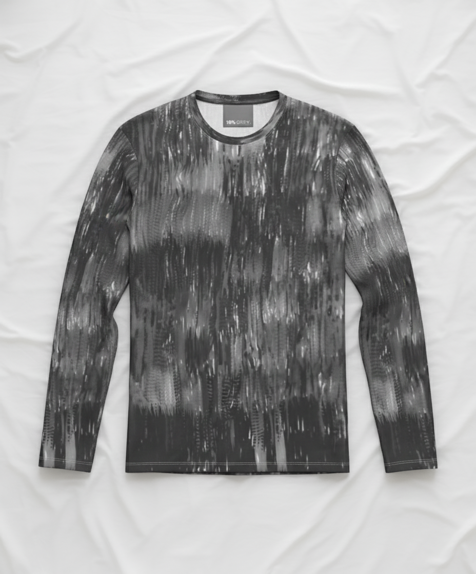 Unisex long sleeve t-shirt: Brush print